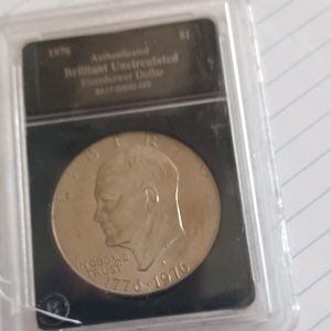 1976 Bicentennial Eisenhower dollar (authenticated)
